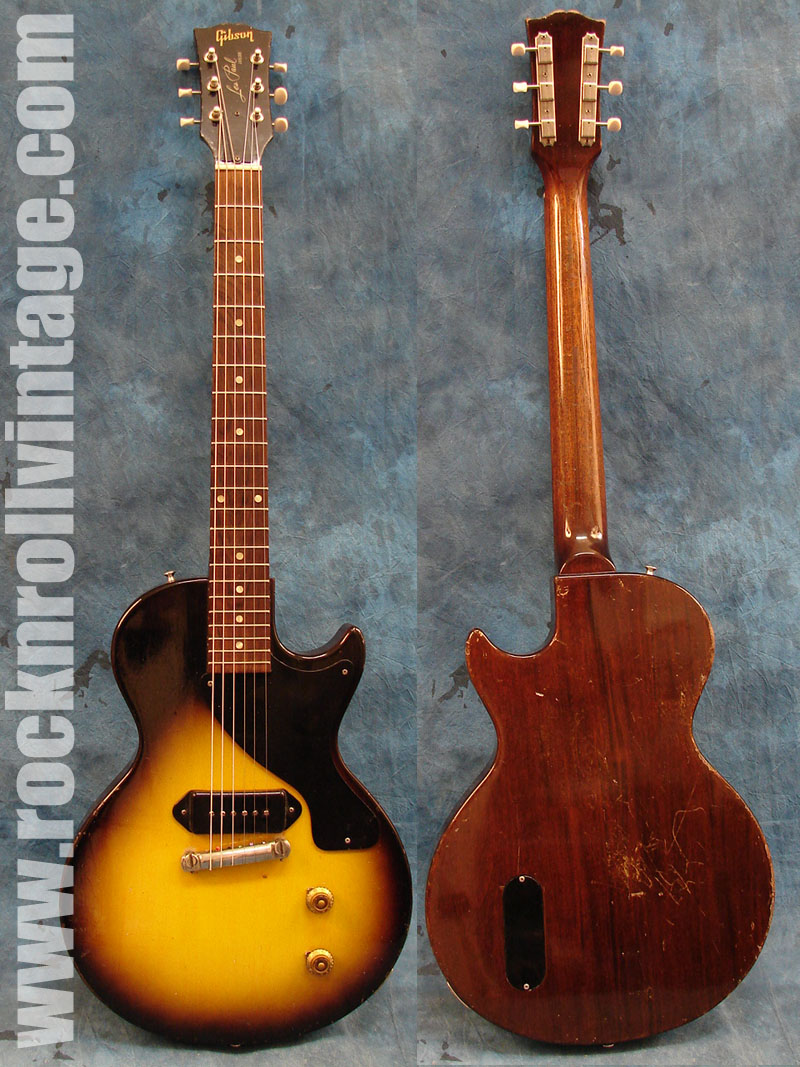 Photos of Vintage Les Paul and SG Junior Guitars and Guitar information